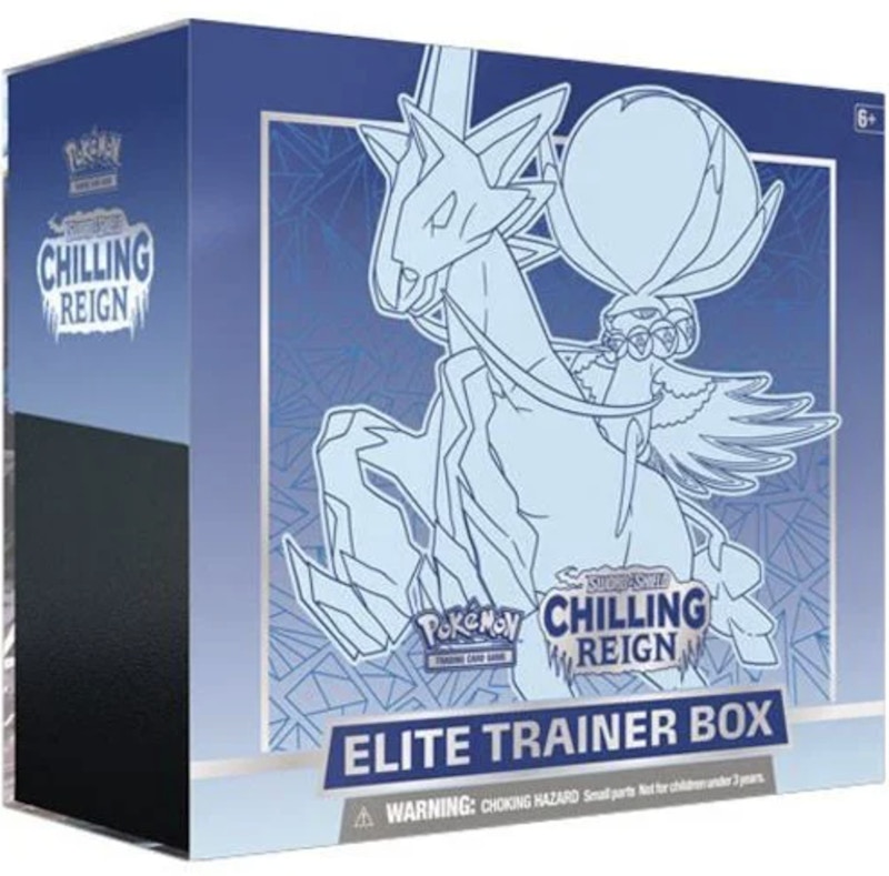 Pokémon Tcg Sword & Shield Chilling Reign Elite Trainer Box (Ice Rider Calyrex)