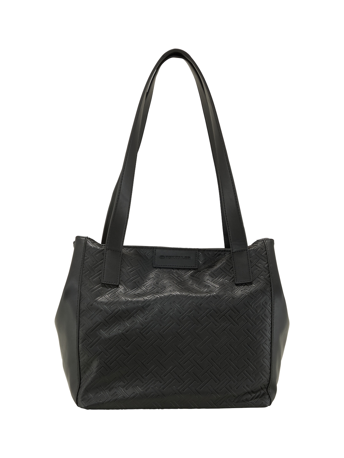 TOM TAILOR Damen Mirenda Shopper, schwarz, Uni, Gr. ONESIZE