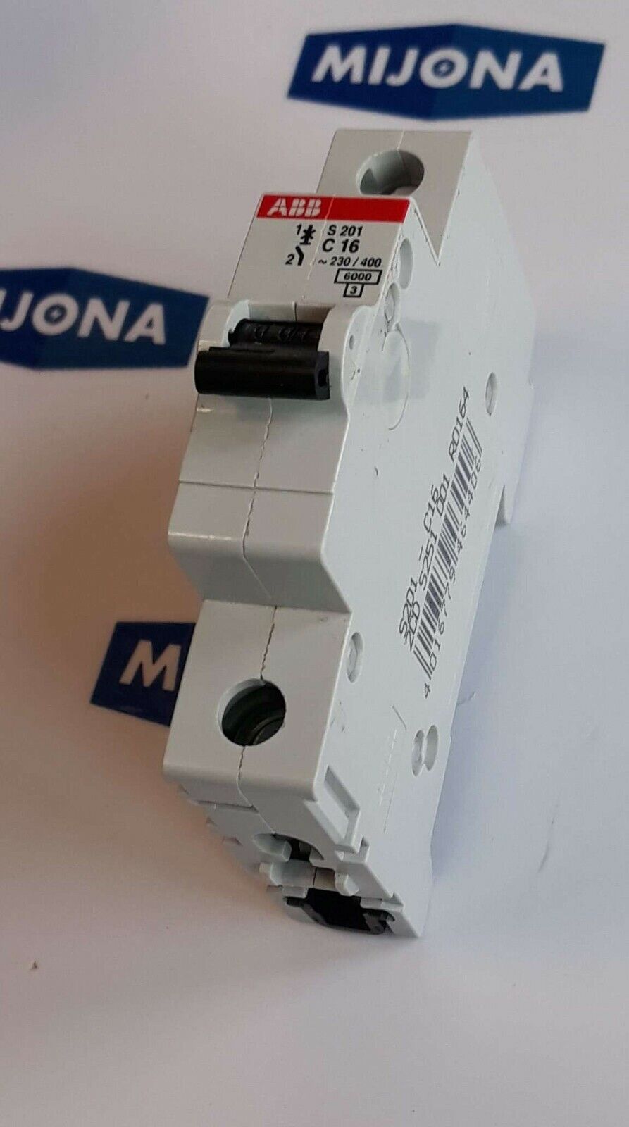 Abb S 201 C 16 Miniature Circuit Breaker 230 400V 2Cds251001R0164