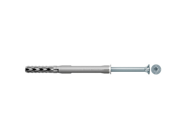 Fischer Langschaftdübel Sxr 10X120 T, Senkkopfschraube, 46265-1, Vpe 1 Stück