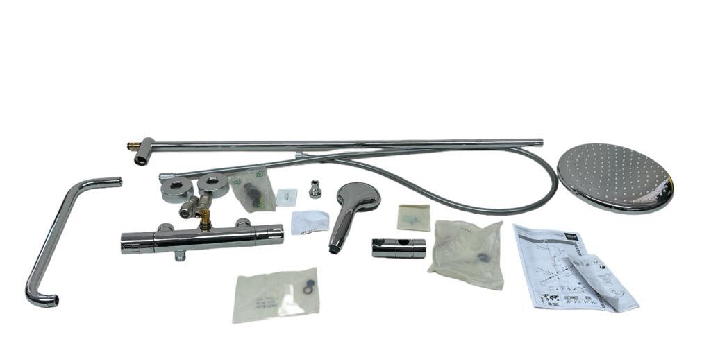 Grohe Duschsystem Mit Thermostatarmatur Regendusche Vitalio Start System 250