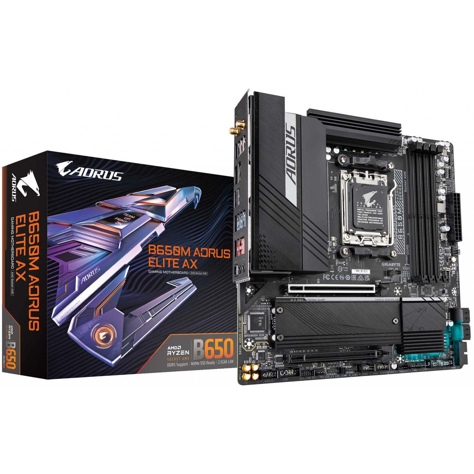 Gigabyte B650 Aorus Elite Ax 1.0 Amd B650 Sockel Am5 Atx Ddr5-Sdram Mainboard