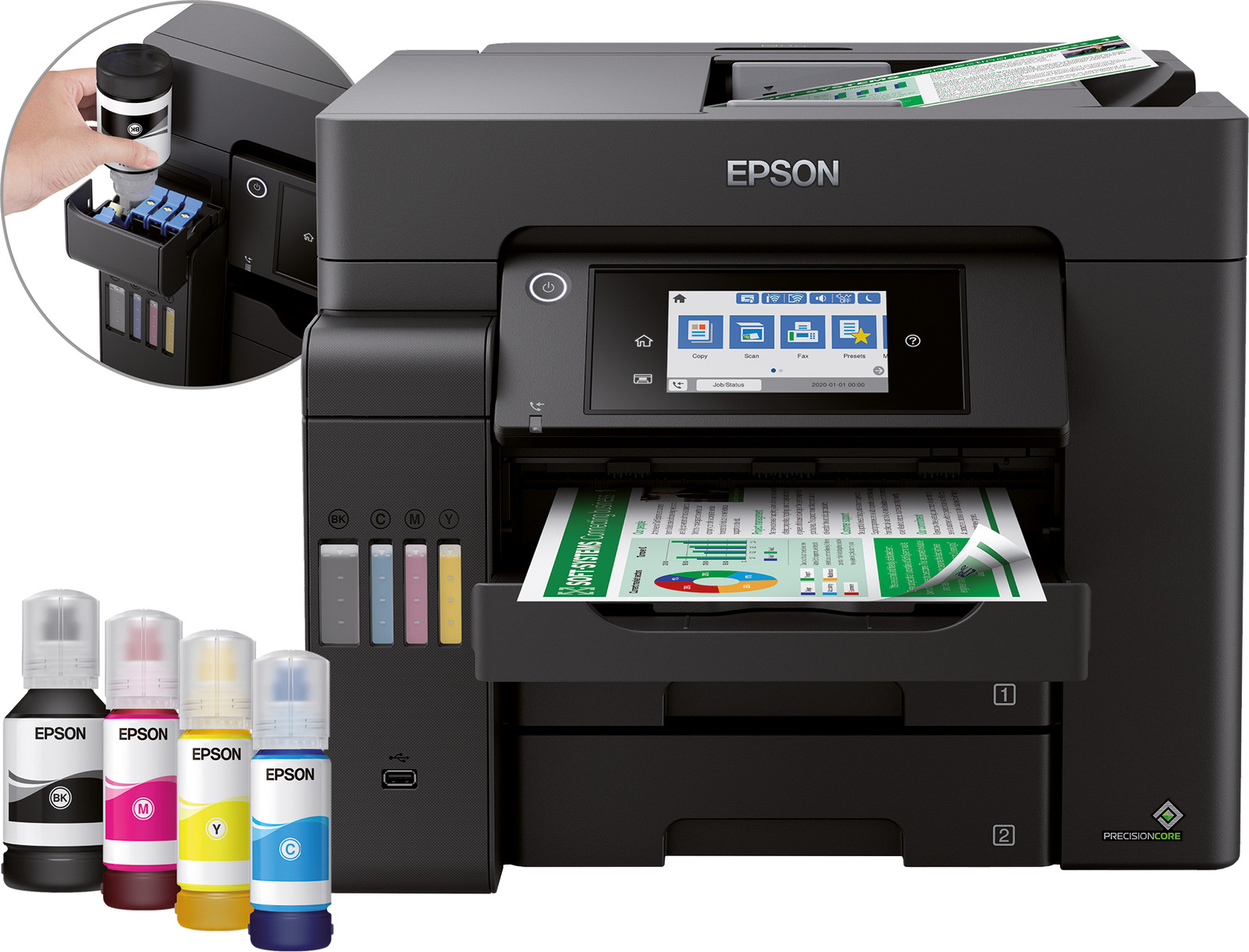 Epson Ecotank Et-5850 4-In-1 Multifunktionsgerät Wifi