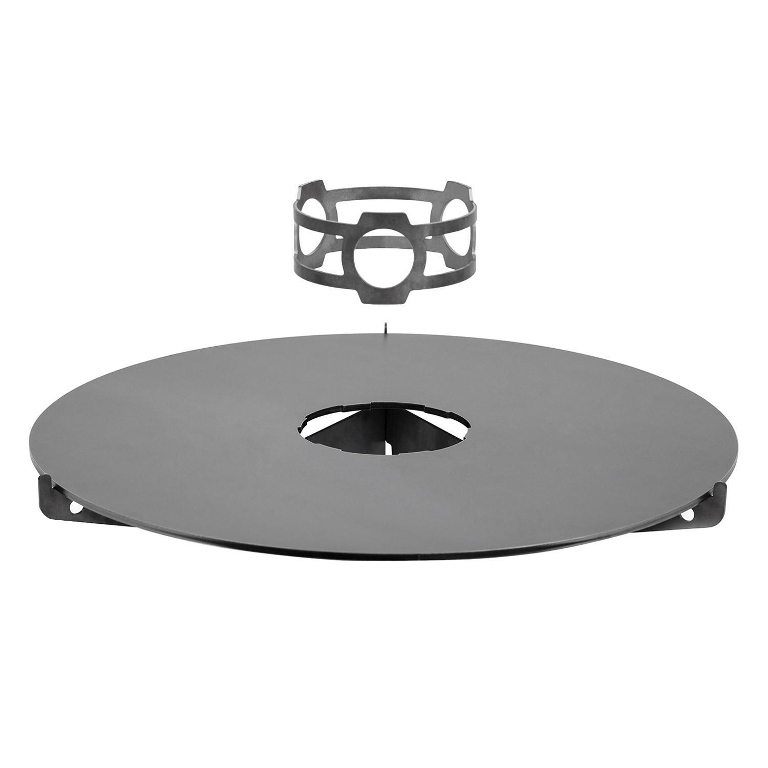 Feuerhand Pyron Plate Grillplatte Plancha Grill Platte Stahlplatte Stahl Bbq
