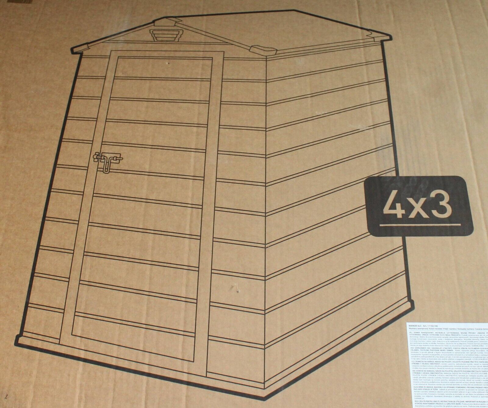 Keter Manor 4X3 Gartenhaus (Lf51N)