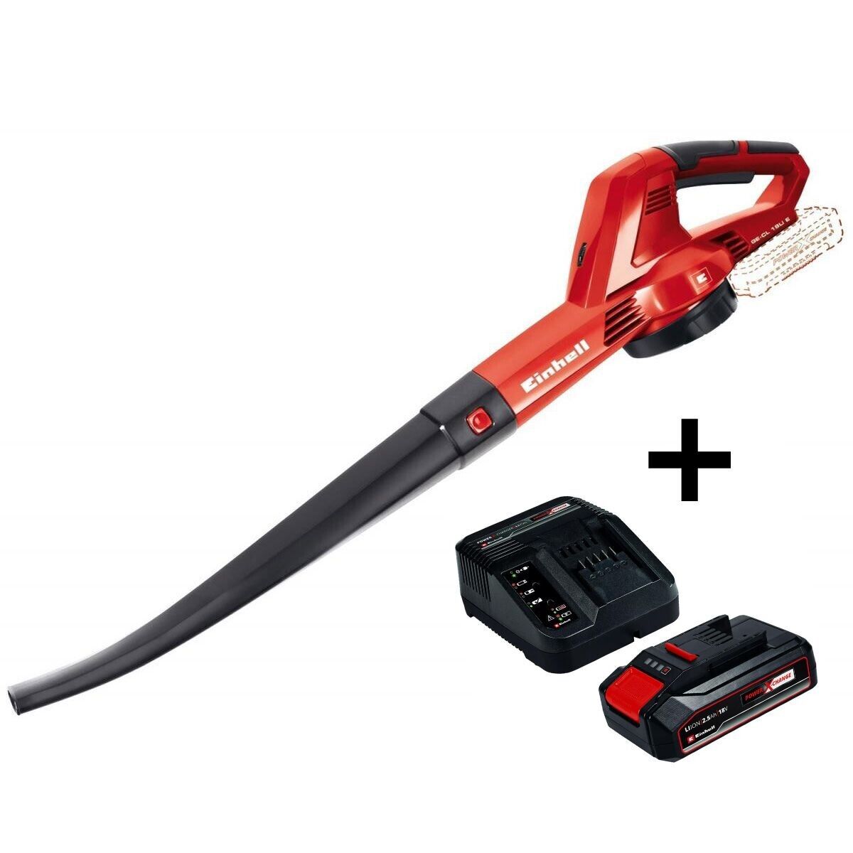Akku-Laubbläser Einhell Power-X-Change Ge-Cl 18 Li Mit Akku 2,5 Ah U. Ladegerät