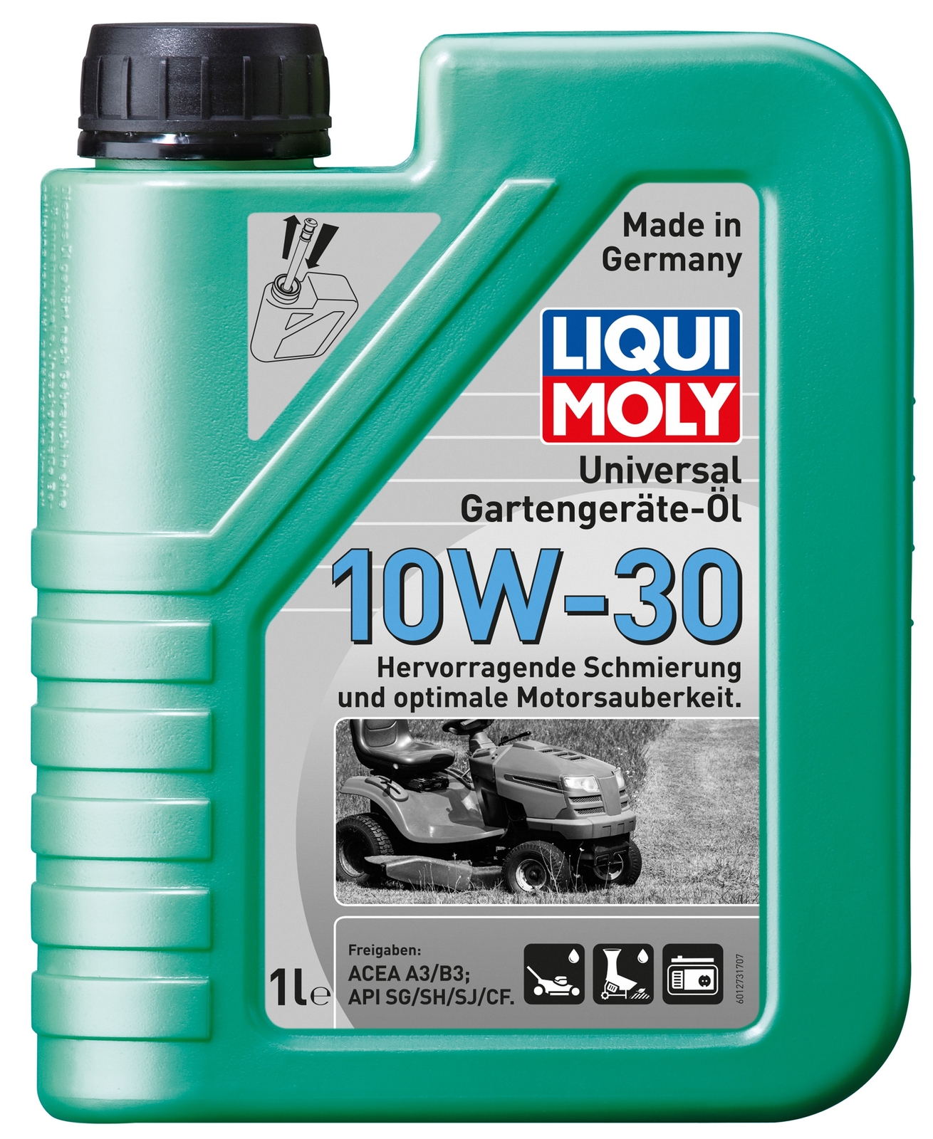 Liqui Moly Universal Gartengeräte Öl 10W-30 1 Liter Rasenmäheröl 4T 4-Takt