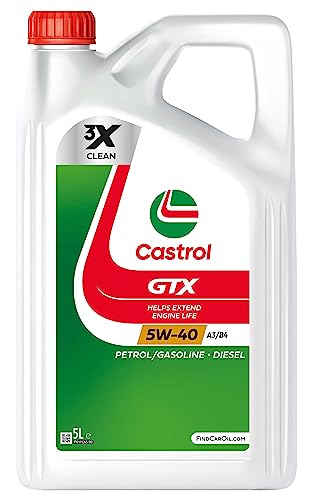 Castrol Gtx 5W-40 A3/B4 Motoröl, 5L
