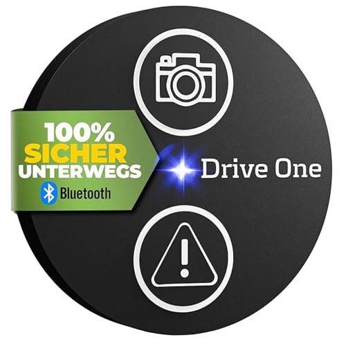 Needit Drive One Blitzerwarner - Radarwarner: Warnt Vor Blitzern Und Gefahren Im Straßenverkehr In Echtzeit, Automatisch Aktiv Nach Verbindung Zum Sma