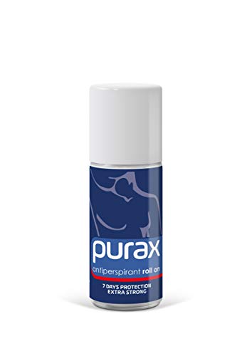 Purax Antitranspirant Roll On Extra Strong 50 Ml, Deo Roll On Gegen Schweiß, Langanhaltende Frische Und Verlässlichkeit