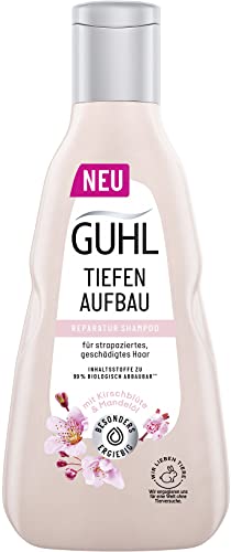 Guhl Tiefen Aufbau Shampoo - 250 Ml - Mit Baobab-Öl - Strapaziertes & Beanspruchtes Haar - Regeneriert, Kräftigt & Schützt