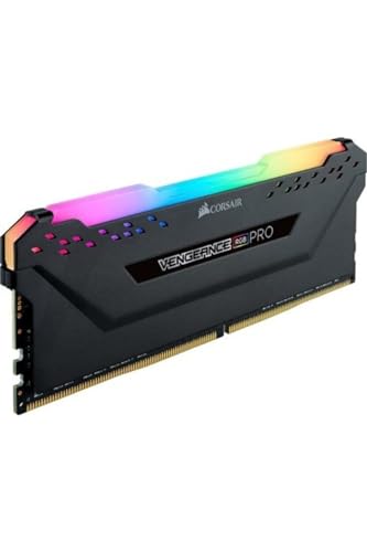 Corsair Vengeance Rgb Pro 16Gb (1X16Gb) Ddr4 3600 (Pc4-28800) C18 Arbeitsspeicher, Amd Ryzen Optimiert – Schwarz, Cmw16Gx4M1Z3600C18
