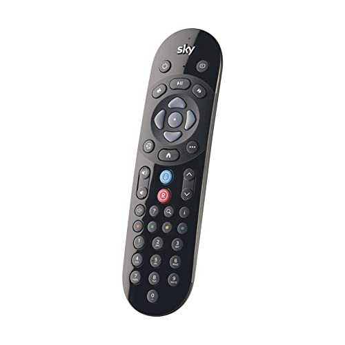 Original Sky Q Sprachfernbedienung - Kompatibel Mit Sky Q 1Tb Oder 2Tb Box Plus Der Sky Q Mini Box - Schwarz - Sky135
