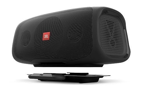 Jbl Basspro Go Plus Mit Heimladegerät - 2 In 1: Aktiv Subwoofer Auto Und 200 Watt Bluetooth Lautsprecher Box Einsetzbar Im Auto & Zu Hause, Black