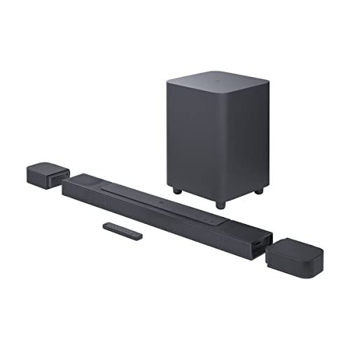 Jbl Bar 800 – 5.1.2-Kanal Soundbar Für Das Heimkino Soundsystem – Mit Abnehmbaren Surround-Lautsprechern Und Dolby Atmos Surround Sound – Schwarz
