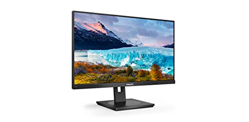 Philips 272S1Ae - 27 Zoll Fhd Monitor, Höhenverstellbar (1920X1080, 75 Hz, Vga, Dvi, Hdmi, Displayport) Schwarz