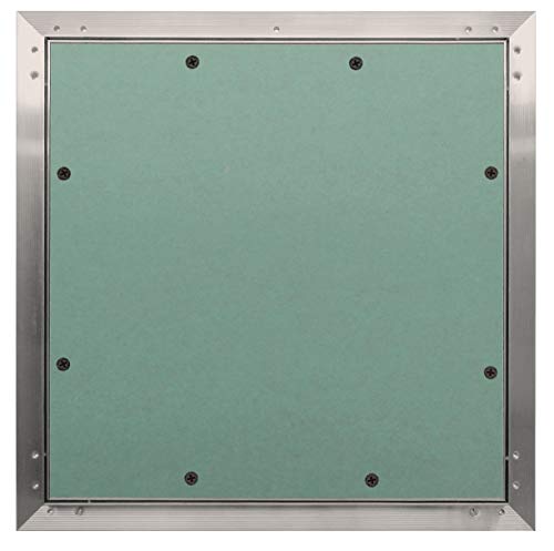 Upmann 22264 Revisonsklappe Alu Eco-Flex 600X300Mm Mit 12,5Mm Gipskarton-Einlage, Aluminium