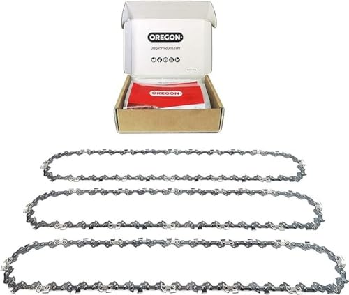 Oregon 3Er-Pack Sägekette 35Cm 3/8" Lp Für 35Cm Schiene - 52 Antriebsglieder, 1.1Mm - Kompatibel Mit Dolmar, Bosch, Husqvarna, Makita, Primaster Und M