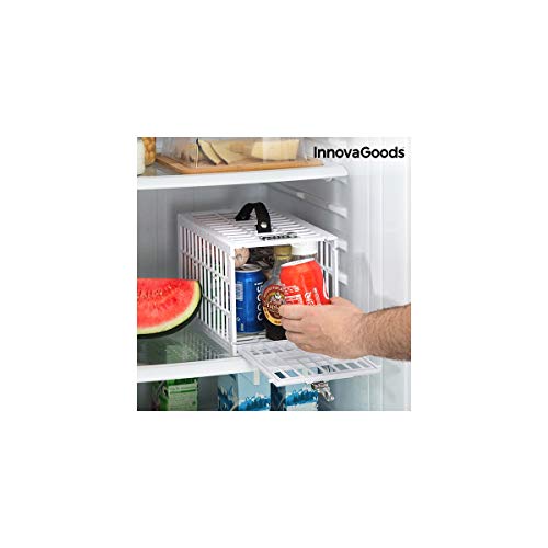 Innovagoods Food Safe Sicherheitskäfig Für Kühlschränke, Textur, Weiß, Talla Unica