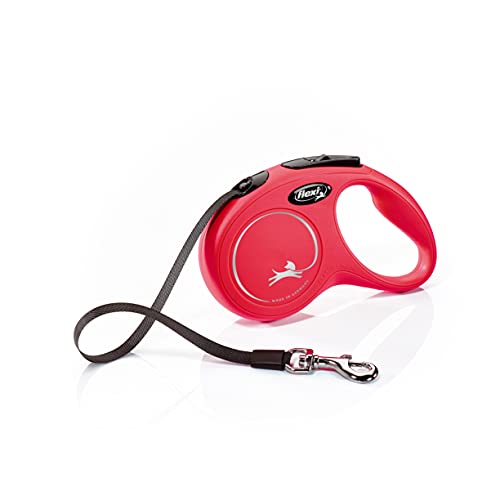 Flexi New Classic S Gurt 5 M Rot Für Hunde Bis 15 Kg