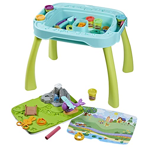 Play-Doh Knet- & Kreativ-Tisch Kinderspielzeug, 3+ Jahre