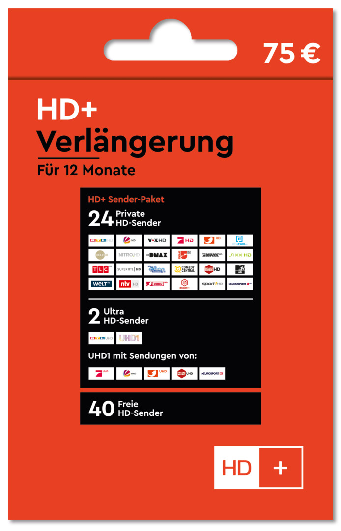 Hd+ Plus Verlängerung 12 Monate Für Alle Karten Hd01,02,03,04,05