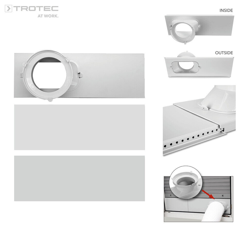 Trotec Pac Rollladen-Fensterblende Zubehör Klimageräte Klimaanlage