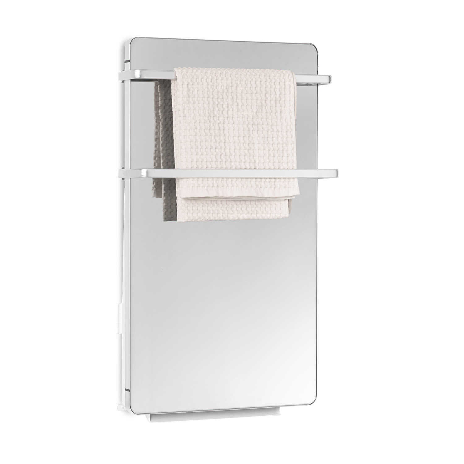 Ptc Heizgerät Infrarotheizung Mit Thermostat 2000 W Bad Heizung Wand Silber