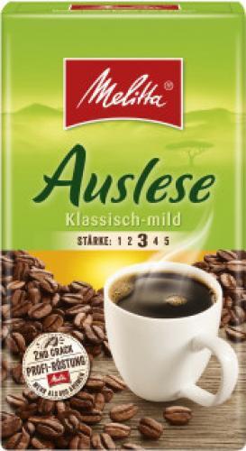 Melitta Auslese Mild Gemahlen 500G