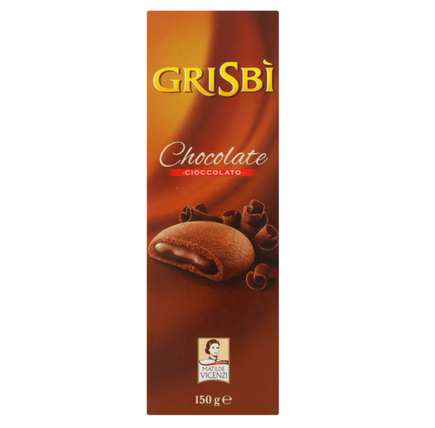 Vicenzi Grisbi Chocolate Schokolade  150 Gr Italien Kekse Schokoriegel Riegel