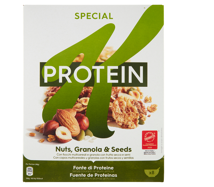 Kellogg'S Special K Protein Frutta Secca Mehrkornflocken Mit Trockenobst 330G