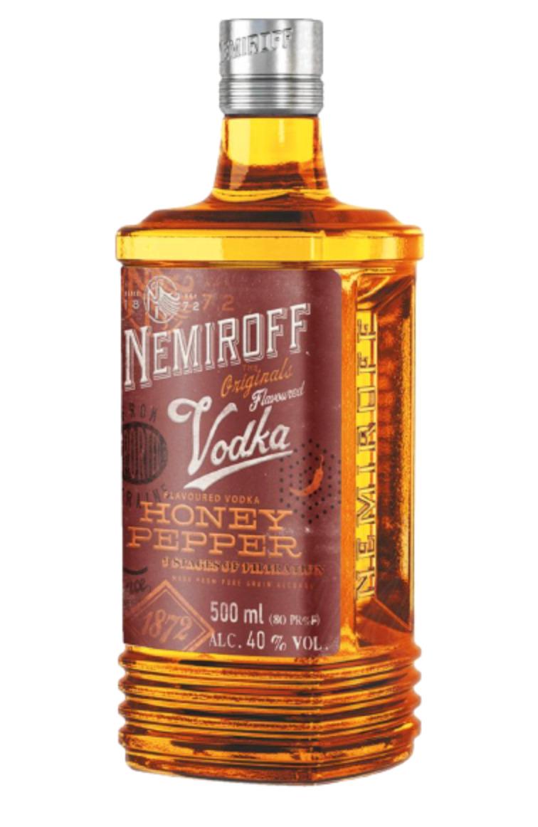 Vodka Nemiroff - Honig Und Peperoni 0,5L 40% Wodka