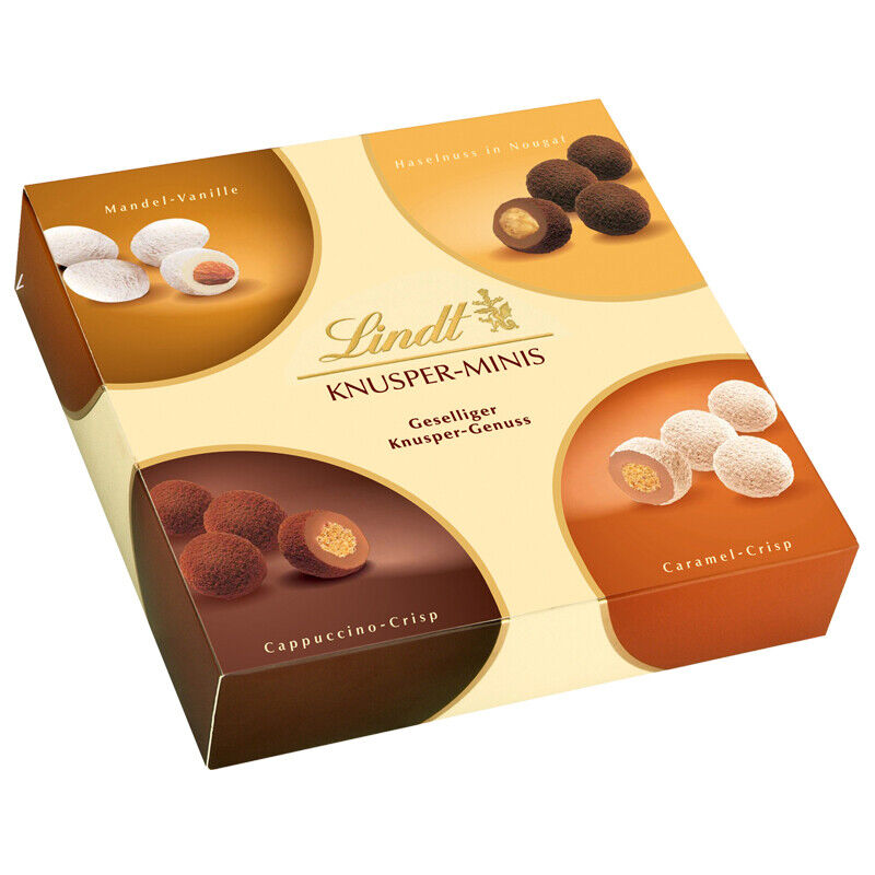 (41,25€/1Kg) Lindt Knusper-Minis Pralinen-Kugeln 200G Packung