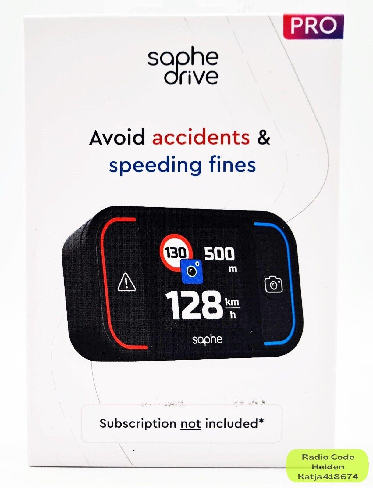 Saphe Drive Pro Blitzerwarner Verkehrsalarm Daten Von Blitzer.De Abo Nötig Neu