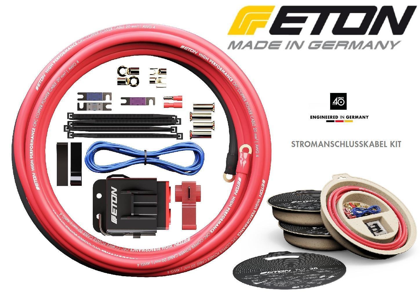 Eton Pcc 20 Verstärker Anschlußset 20 Mm² Power Connection Cable Set 20 Mm2 Set