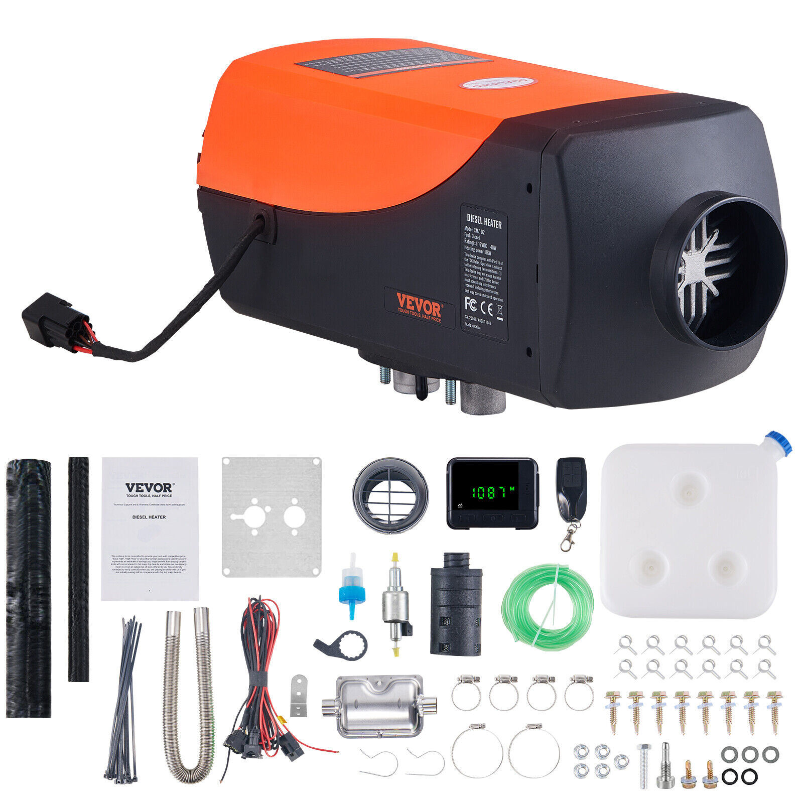 Vevor 8Kw 12&24V Dieselheizung Standheizung Luftheizung Air Heater Diesel