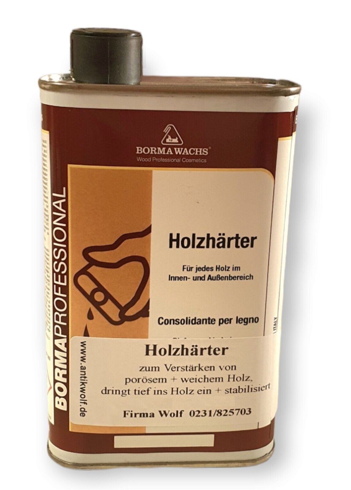 Borma Holzhärter 500Ml Möbel Holz Oberfläche Grundierung Bonsai (25,78 €/L)