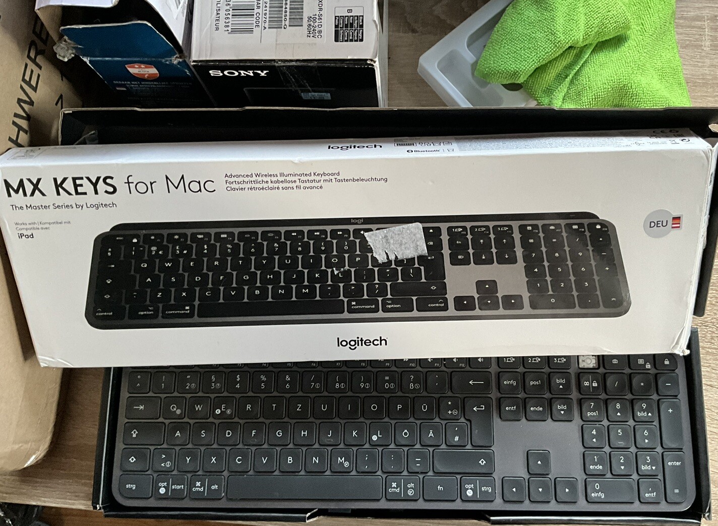 Logitech Mx Keys Beleuchtete Kabellose Tastatur - ‎Dunkelgrau