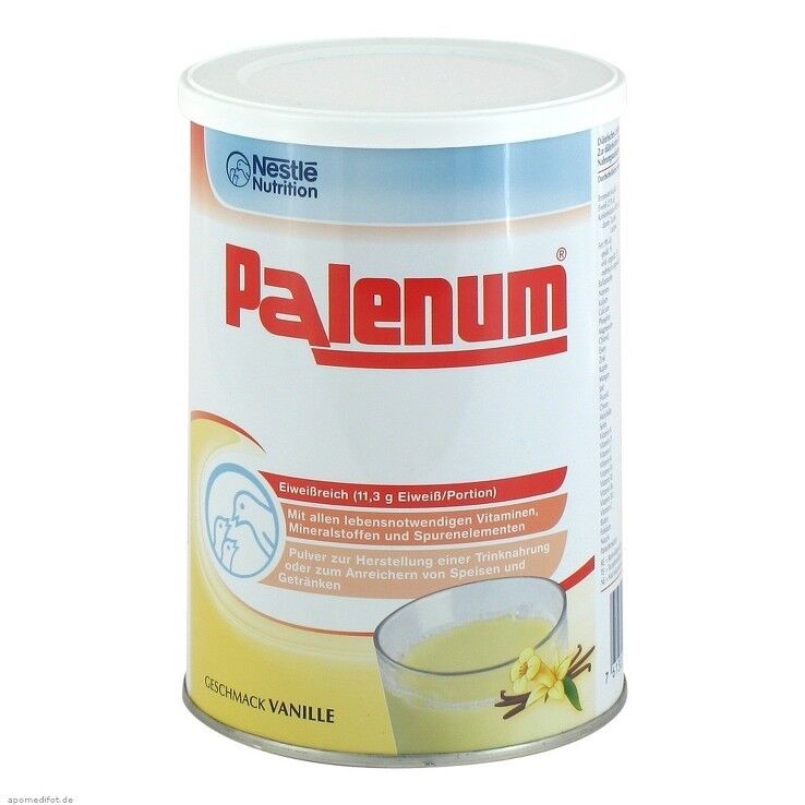 Nestle Palenum® Pulver, Trinknahrung, Vanille, 450 G Dose