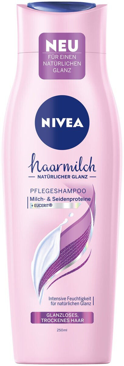 * Nivea Haarmilch Shampoo * 250 Ml * Für Glanzloses Trockenes Haar