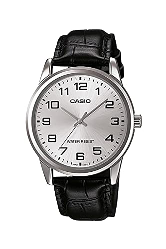 Casio Herren Analog Quarz Uhr Mit Leder Armband Mtp-V001L-7