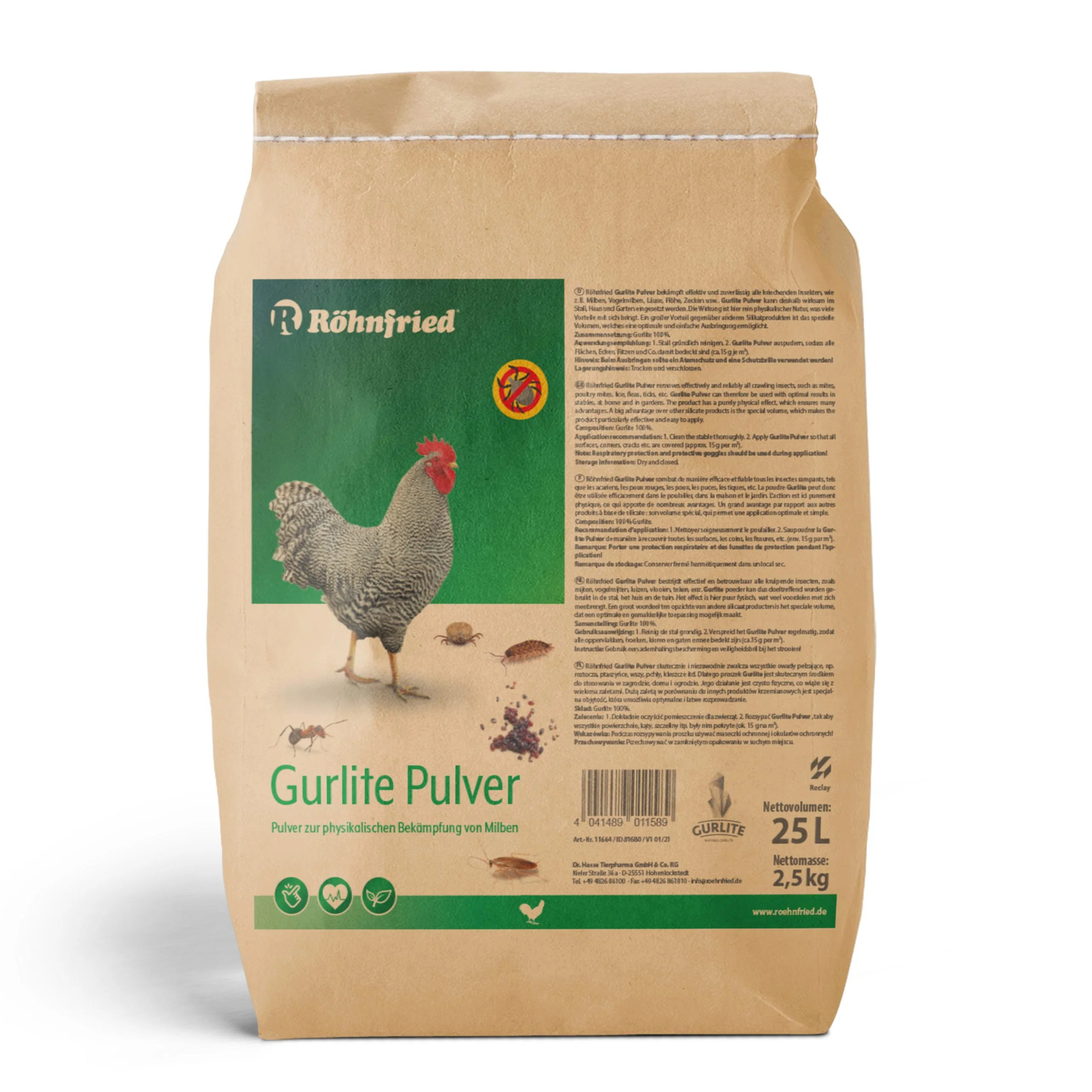 Gurlite Pulver (25L / 2,5Kg)