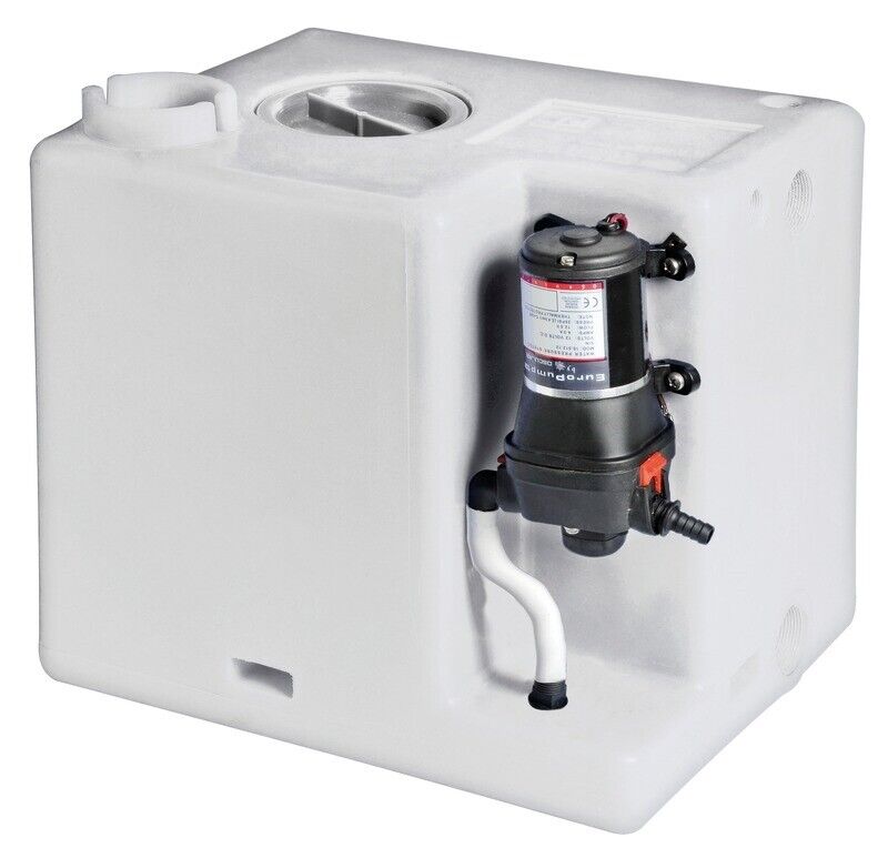 Frischwasser Tank 56 Liter Mit Autoklav Automatik Druckwasserpumpe Wassertank
