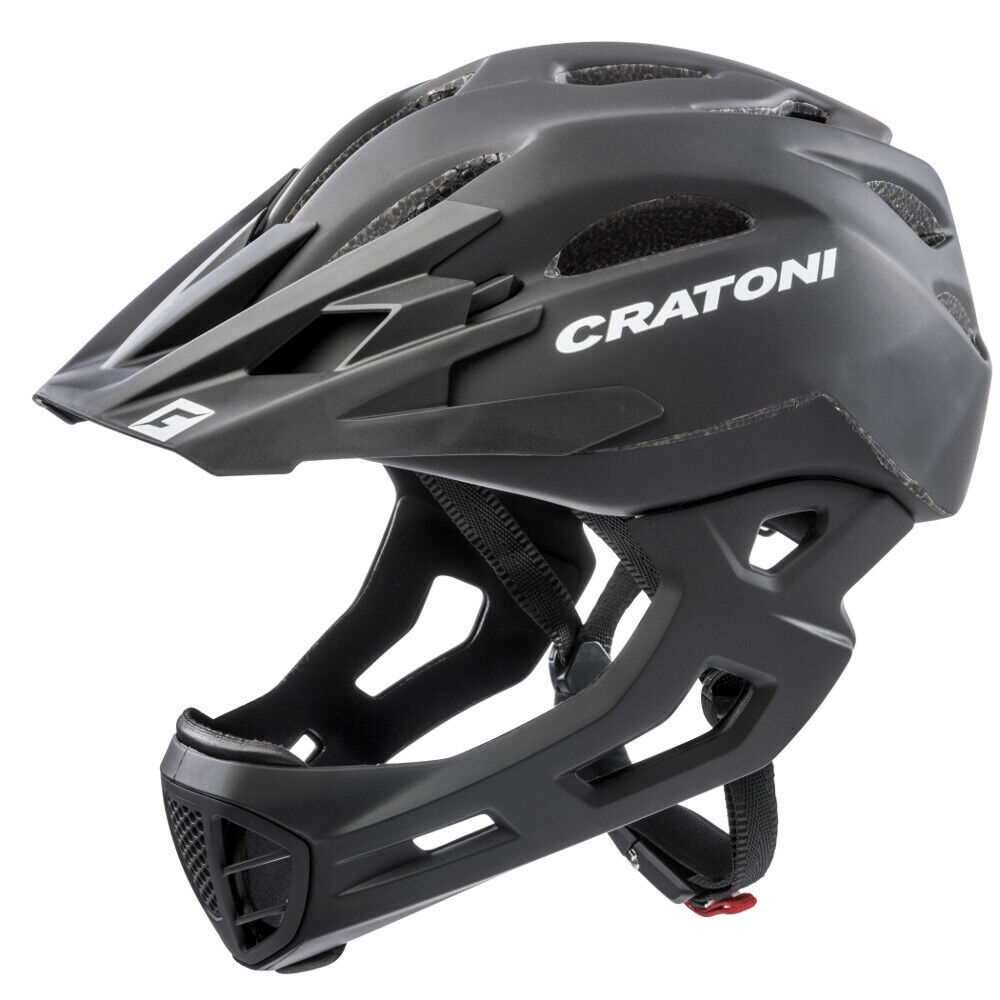 Cratoni C-Maniac Fahrradhelm Kinnbügel Abnehmbar Downhill Bmx Fullface Helm Ceen