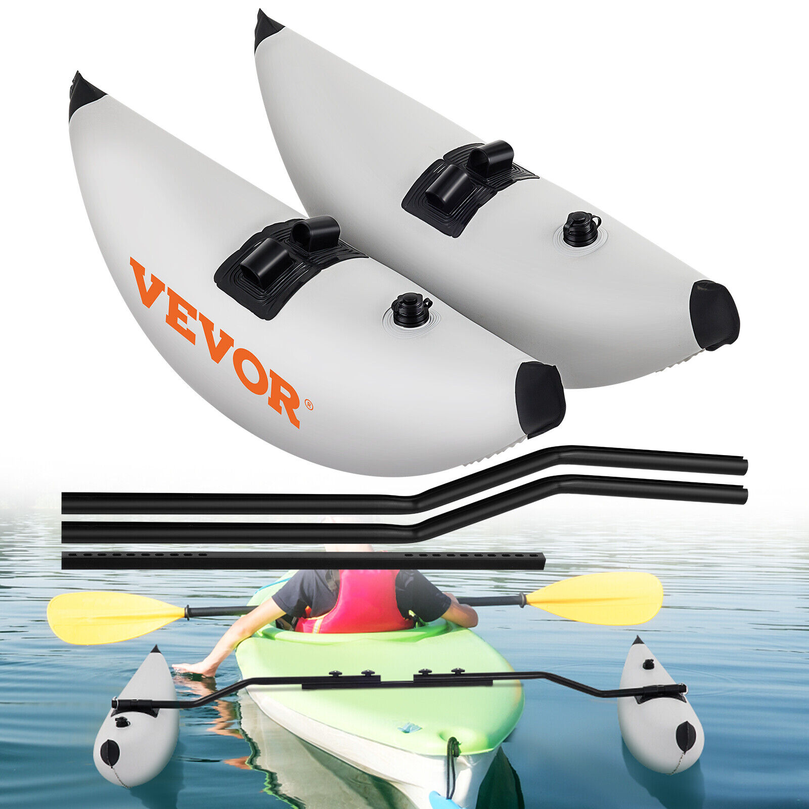 Vevor Kajak Ausleger Stabilisator Paddelboot 90X36Cm Luftkajak Wildwasserkajak