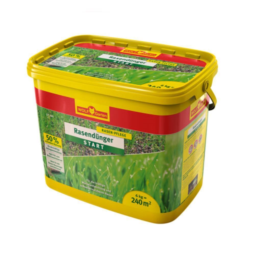 Wolf Garten Rasen Starter Dünger Lh 240 | 6 Kg | Für 240 M²