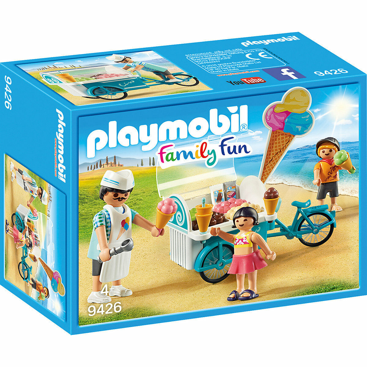 Playmobil Family Spaß Kaufmann Eis Und Scooter 9426