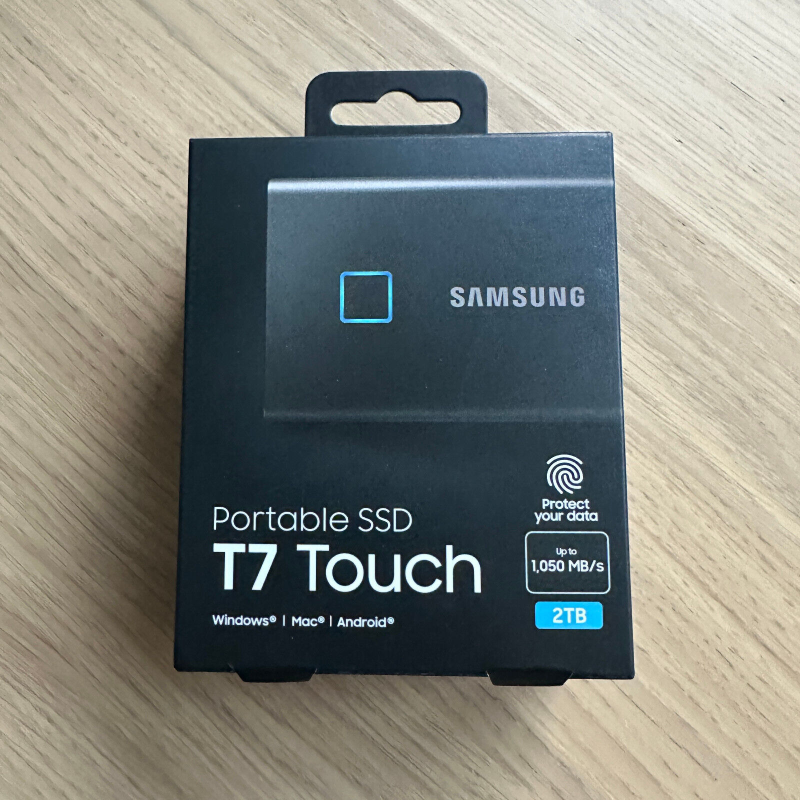 Samsung Portable Ssd T7 Touch 2Tb | Externe Festplatte Mit Fingerabdrucksensor