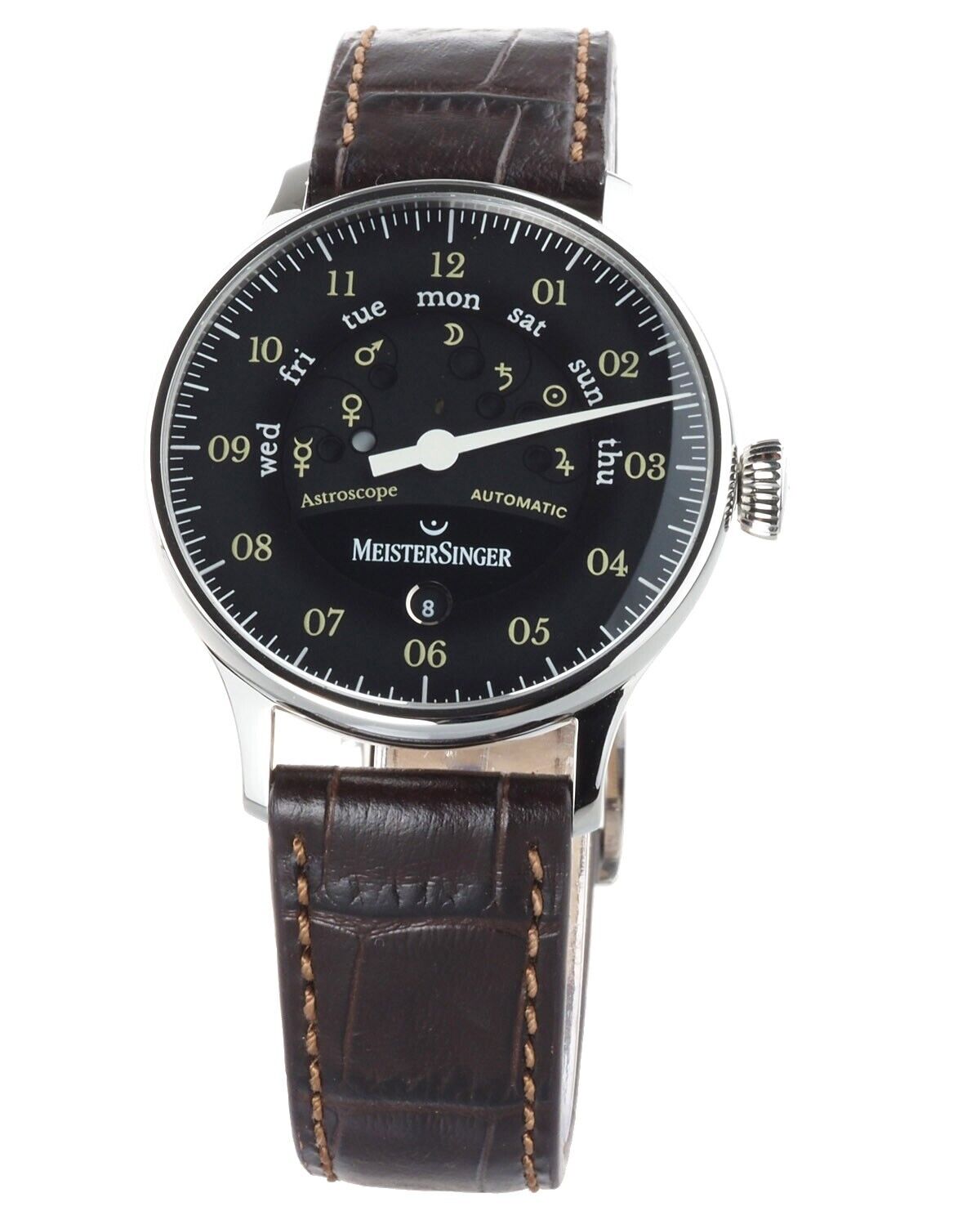 Meistersinger Herren Uhr Automatik As902Or Astroscope 40 Mm