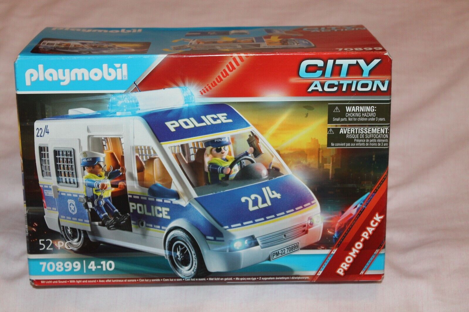 Playmobil Polizei-Mannschaftswagen Mit Licht Und Sound (70899)